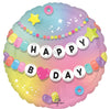 FRIENDSHIP BRACELET HBD 18" ROUND FOIL BALLOON