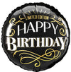HBD AGED TO PERFECTION 18" ROUND FOIL BALLOON