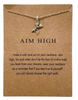 AIM HIGH NECKLACE- GOLD