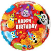 BDAY PARTY ANIMALS 18" FOIL BALLOON