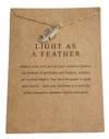 LIGHT AS A FEATHER NECKLACE- GOLD