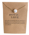 PEARLS OF LOVE NECKLACE- GOLD