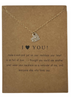 I LOVE YOU NECKLACE- GOLD