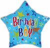 Birthday Boy Star 18" Foil Balloon
