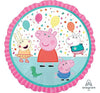 Peppa Pig 18" round Foil Balloon