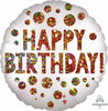 BIRTHDAY SEQUINS 18" FOIL BALLOON