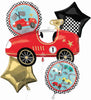 Race Car Foil Balloon Bouquet