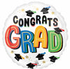 Congrats Grad Colorful Foil Balloon