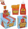 Gummy fries w strawberry ketchup packet