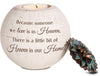 HEAVEN IN OUR HOME, 4" ROUND TEA LIGHT CANDLE HOLDER