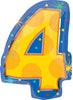 JR. NUMBER SHAPES 20" BALLOONS
