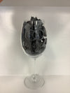 ETCHED WINE GLASS- ENGAGED