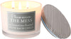 THE MESS WAX CANDLE- FRESH COTTON