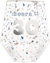STEMLESS 30TH BIRTHDAY GEOMETRIC WINE GLASS