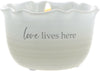 LOVE LIVES HERE SOY WAX CANDLE