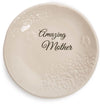 AMAZING MOTHER LACE PATTERN CERAMIC PLATE