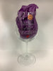 ETCHED MOTHER OF THE BRIDE WINE GLASS