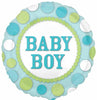 BABY BOY FOIL BALLOON 17IN