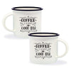 COFFEE IS A GOOD IDEA ESPRESSO SET