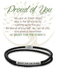 EARTH ANGEL LEATHER BRACELET PROUD OF YOU