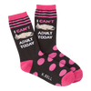WOMEN'S I CANT ADULT TODAY CREW SOCKS