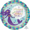 MERMAID KISSES AND WISHES 18IN FOIL BALLOON