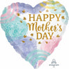 HAPPY MOTHERS DAY PASTEL WATERCOLOUR 18IN FOIL BALLOON