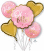 OH BABY FOIL BALLOON BOUQUET- BABY GIRL