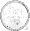 FIRST COMMUNION 18IN FOIL BALLOON