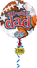 ALL STAR DAD 28IN FOIL SINGING BALLOON